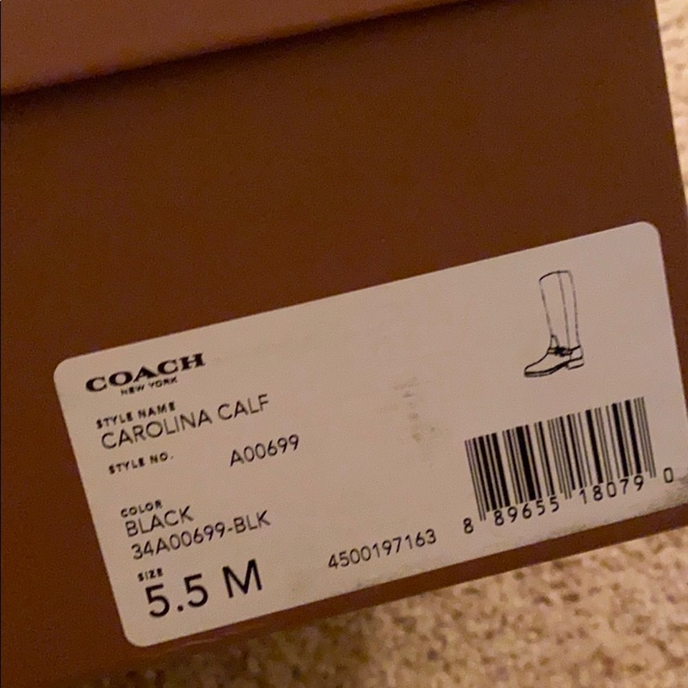 Coach leather boots 👢 - Picture 9 of 9